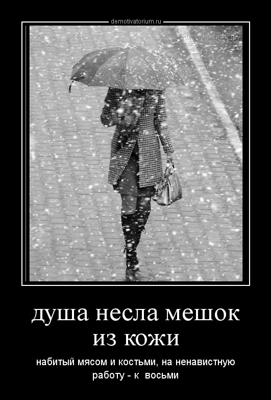 Душа несёт мешок из кожи Душа несёт мешок из кожи