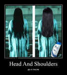Демотиватор Head And Shoulders до и после