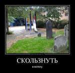Демотиватор СКОЛЬЗНУТЬ в могилу - 2012-6-03