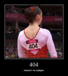Демотиватор 404 гимнаст не найден - 2012-8-13