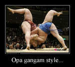 Демотиватор Opa gangam style... 