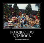 Демотиватор РОЖДЕСТВО УДАЛОСЬ Впереди Новый год! - 2012-12-24