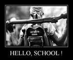 Демотиватор HELLO, SCHOOL !  - 2013-4-16