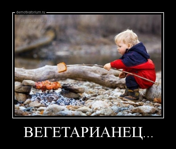 сей день демотиваторы вегетарианства для под пенкой