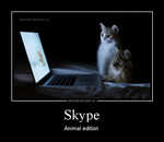 Демотиватор Skype Animal edition - 2013-6-08