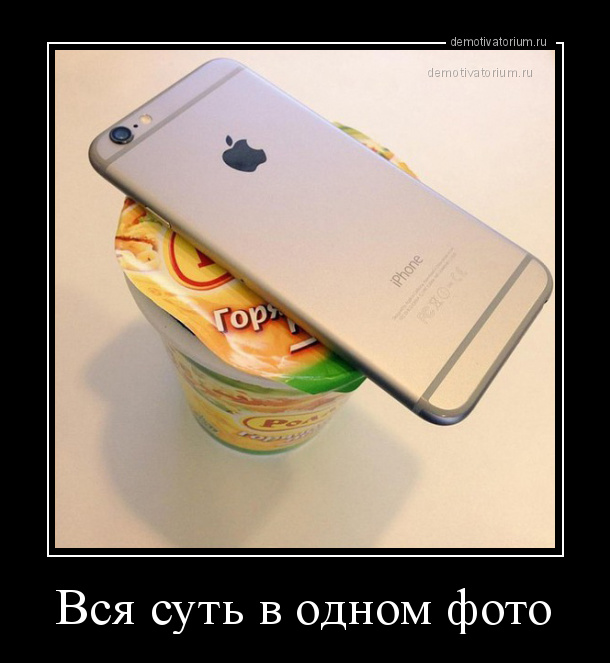 Демотиватор Вся суть в одном фото