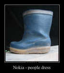 Демотиватор Nokia - people dress 