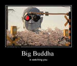 Демотиватор Big Buddha  is watching you - 2018-3-25