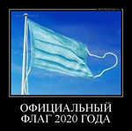 Демотиватор ОФИЦИАЛЬНЫЙ ФЛАГ 2020 ГОДА  - 2020-10-19