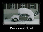 Демотиватор Punks not dead 