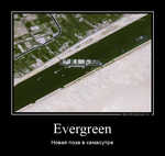 Демотиватор «Evergreen Новая поза в камасутре»