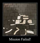 Демотиватор Mission Failed! 
