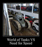 Демотиватор World of Tanks VS Need for Speed 