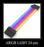 Демотиватор ARGB LGBT 24-pin 