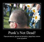 Демотиватор Punk’s Not Dead! Пришла весна, друзья встречайте, радуйтесь жизни и не скучайте! - 2024-3-06