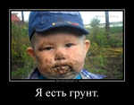 Демотиватор «Я есть грунт. »